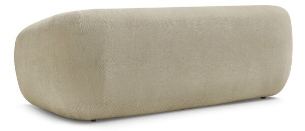Szarobrązowa rozkładana sofa z tkaniny szenilowej 228 cm Neyo – Bobochic Paris