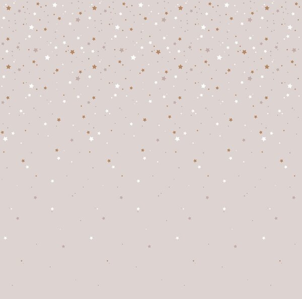 Tapeta do pokoju dziecka SIMPLE stars from the sky powder pink