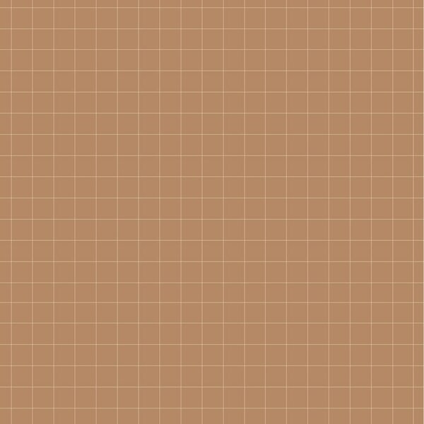 Tapeta dla dzieci SIMPLE check pattern small cinnamon