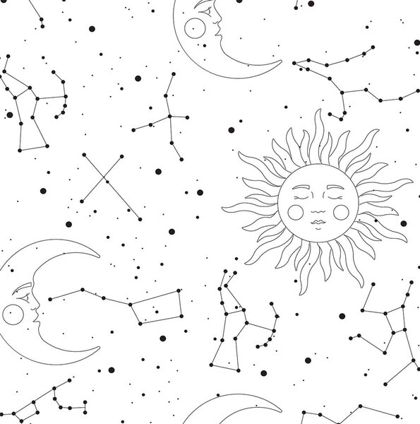 Tapeta do pokoju dziecka CLASSIC big universe dark