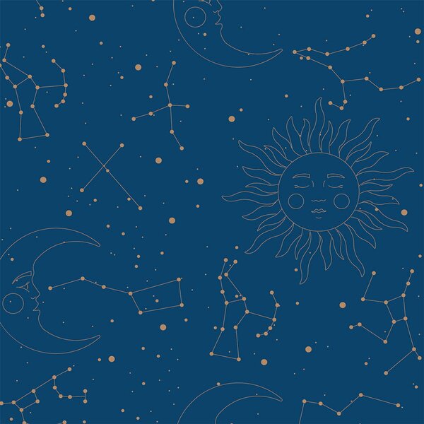 Tapeta do pokoju dziecka CLASSIC big universe dark