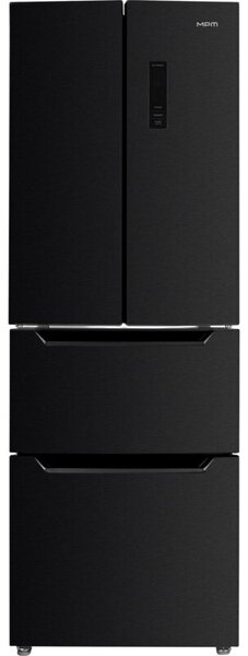 Lodówka MPM-351-SBF-18 D No Frost 185.5cm Czarny Inox
