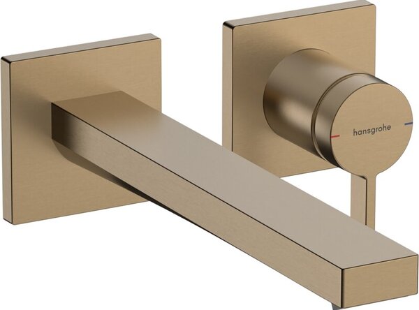 Bateria umywalkowa podtynkowa HANSGROHE Tecturis E 73051140 Brąz szczotkowany