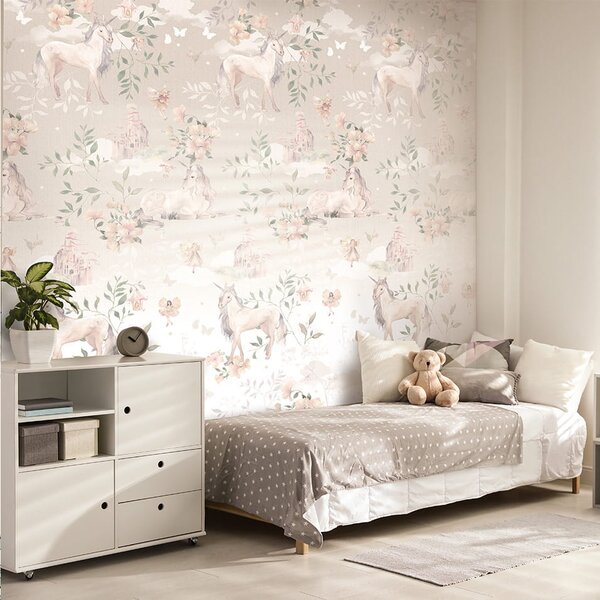 Tapeta dla dzieci Malumi Królestwo Jednorożców Pattern