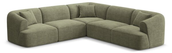 Zielony sztruksowy narożnik Campi – Cosmopolitan Design