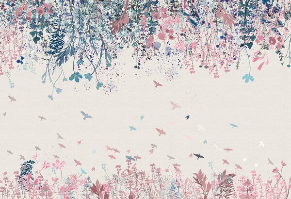 Tapeta dla dzieci Artystyczna Malumi _ MEADOW 2