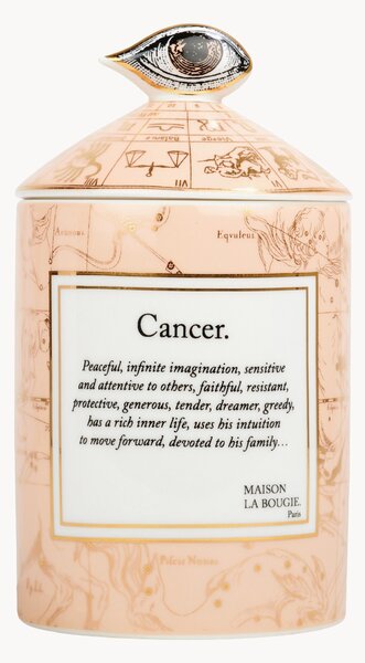 Ręcznie wykonana świeca zapachowa Cancer (bergamotka & wetiweria)