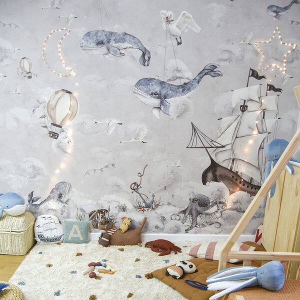 Tapeta do pokoju dziecka Mural Podniebny Ocean