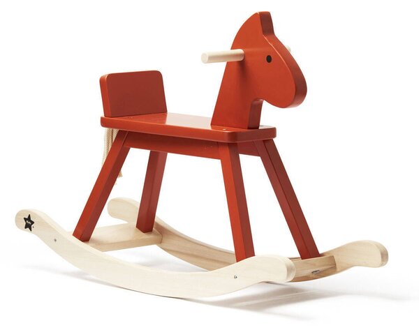 Kid's Concept - Koń na biegunach orange red CARL LARSSON