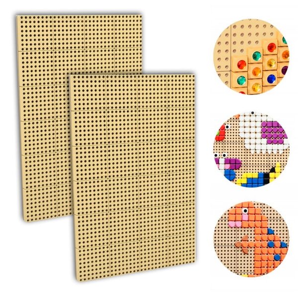 MASTERKIDZ Tablica Naukowa Kreatywna STEM Zestaw 2 Sztuki + Panel Monatażowy 120x80cm