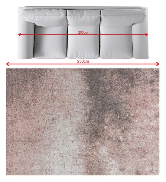Dywan Softness cream rose 160x230cm