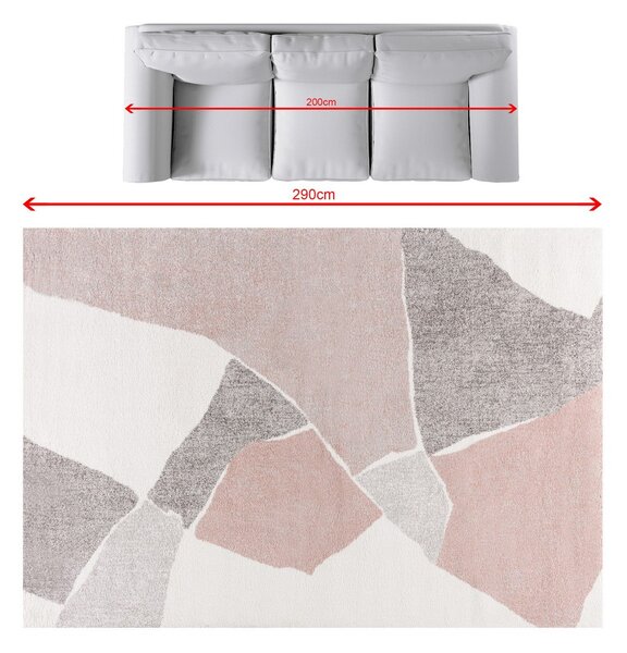 Dywan Softness cream/nude rose 200x290cm
