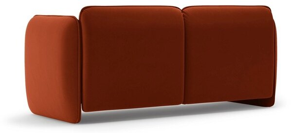 Ceglasta aksamitna sofa 168 cm Georgia – Micadoni