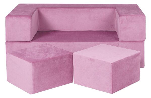 Sofa do pokoju dziecka Różowa