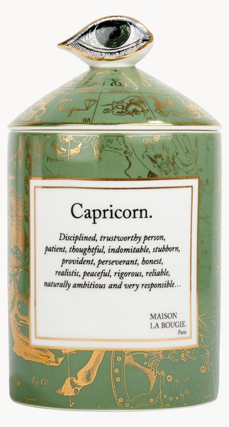Ręcznie wykonana świeca zapachowa Capricorn (kadzidło & ziarno tonka)