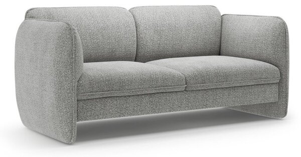 Jasnoszara sofa z tkaniny szenilowej 168 cm Georgia – Micadoni