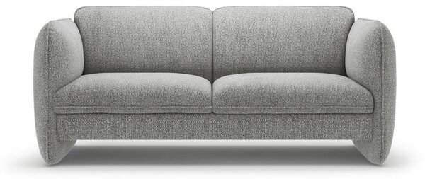 Jasnoszara sofa z tkaniny szenilowej 168 cm Georgia – Micadoni
