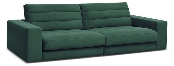 Zielona aksamitna sofa 276 cm Sierra – Bobochic Paris