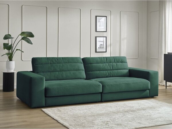 Zielona aksamitna sofa 276 cm Sierra – Bobochic Paris