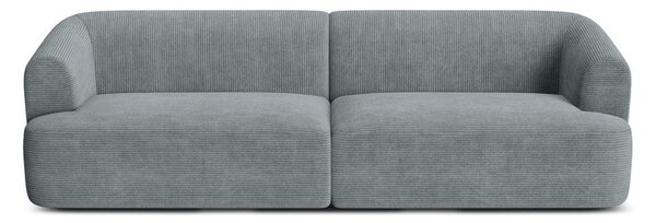 Ciemnoszara sztruksowa sofa 255 cm Campi – Cosmopolitan Design