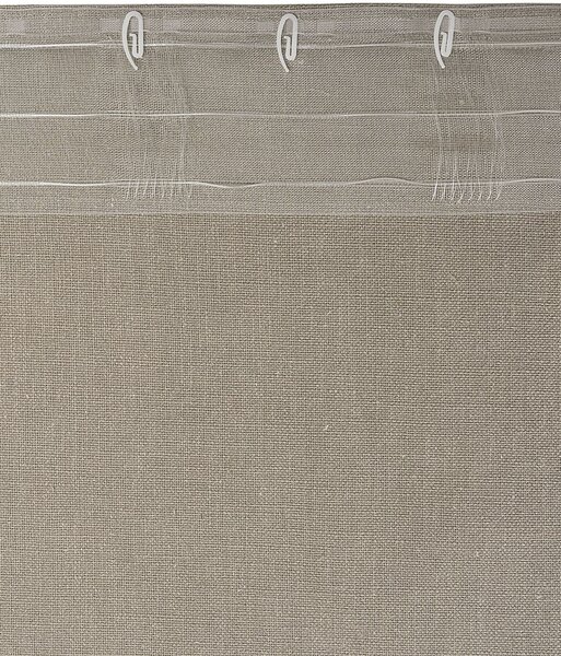 Zasłona gotowa na taśmie marszczącej 140x280cm beige 1 szt