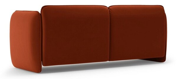Ceglasta aksamitna sofa 204 cm Georgia – Micadoni