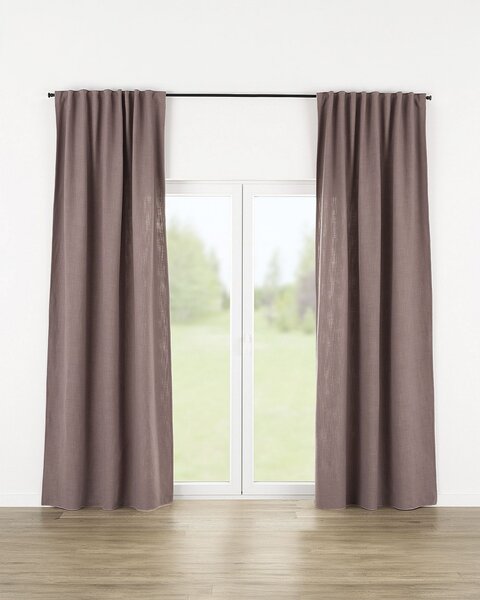Zasłona gotowa na taśmie marszczącej 140x280cm dimmed pink 1 szt