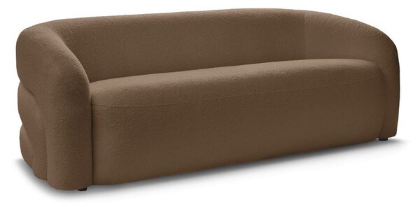 Brązowa sofa z materiału bouclé 193 cm Elina – Bobochic Paris