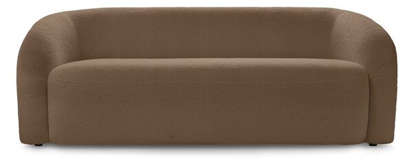 Brązowa sofa z materiału bouclé 193 cm Elina – Bobochic Paris