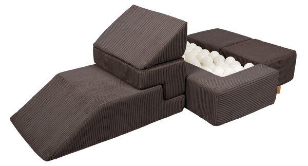 Plac zabaw sofa dla dzieci Aesthetic Bricks Brąz