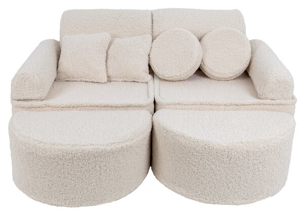 Sofa modułowa do pokoju dziecka Pocket Max Bearly Kremowa
