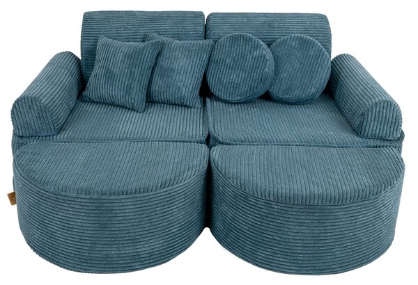 Sofa modułowa do pokoju dziecka Pocket Max Aesthetic Turkus