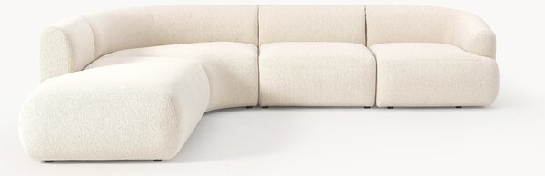 Narożna sofa modułowa Bouclé Sofia (4-osobowa)
