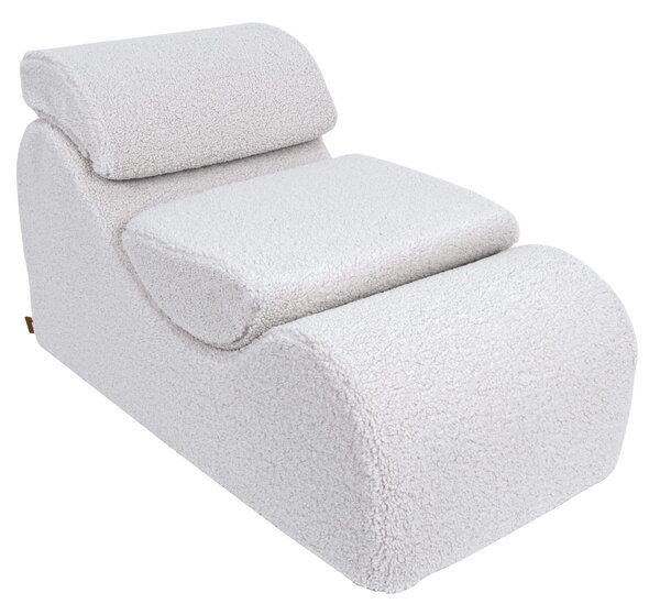 Leżanka Fotel Wypoczynkowy Wave Lounger Bearly Biały
