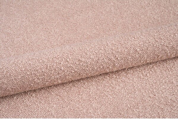 Jasnoróżowa sofa z materiału bouclé 210 cm Essen – Cosmopolitan Design
