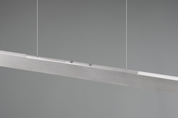 Jasnoszara lampa wisząca LED Helios – Trio