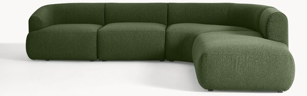 Narożna sofa modułowa Bouclé Sofia (4-osobowa)