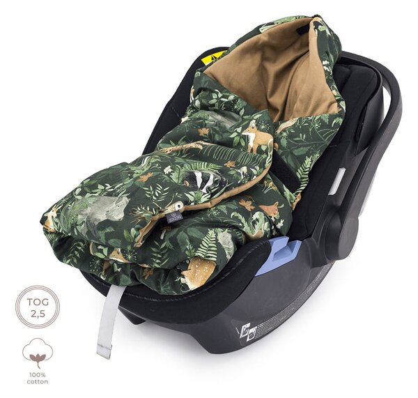 Kocyk otulacz do fotelika samochodowego – Woodland