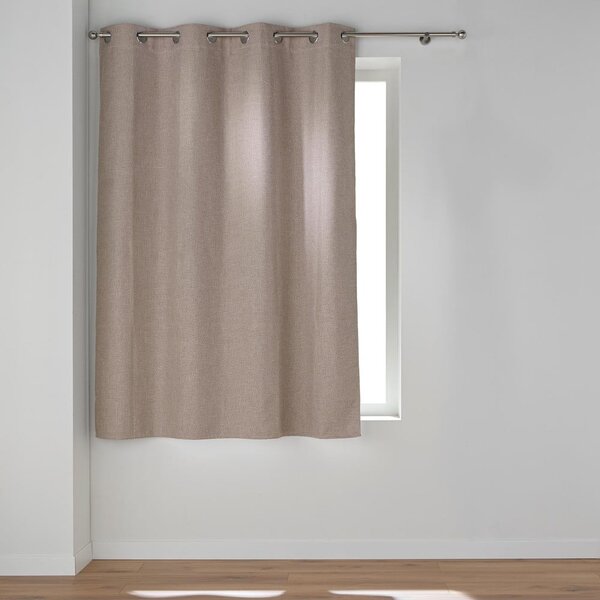 Brązowa zasłona zaciemniająca 140x180 cm Crepuscule – douceur d'intérieur