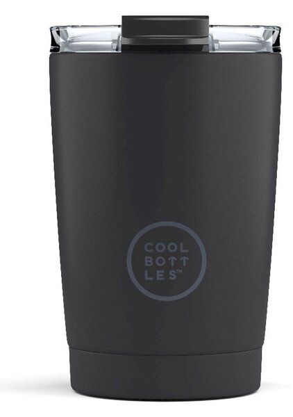 Cool Bottles Kubek termiczny 330 ml Triple cool Mono Black
