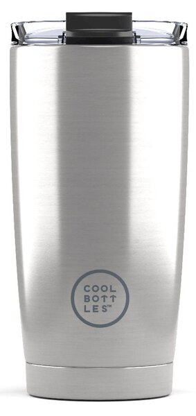 Cool Bottles Kubek termiczny 550 ml Triple cool Metallic Silver