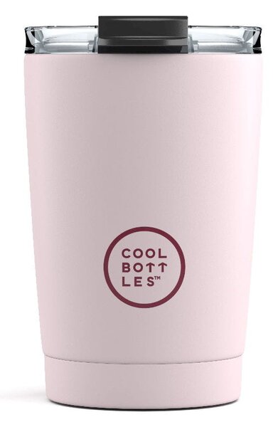 Cool Bottles Kubek termiczny 330 ml Triple cool Pastel Pink