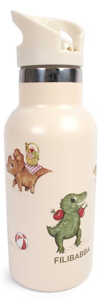 Filibabba Butelka na wodę ze stali nierdzewnej 350 ml Dino Beach
