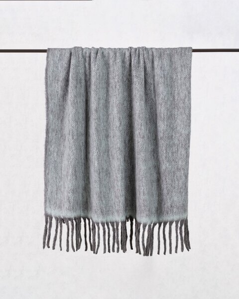 Pled Cozy 130x170cm grey-mint