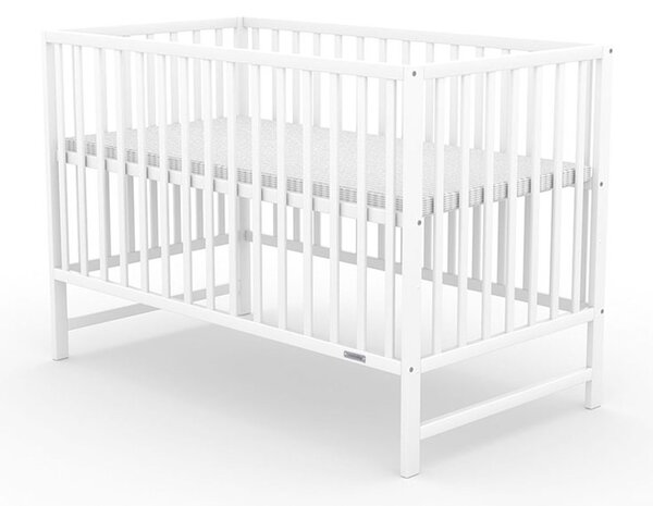 Łóżeczko dla dzieci New Baby BASIC białe