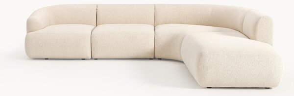 Narożna sofa modułowa Bouclé Sofia (4-osobowa)