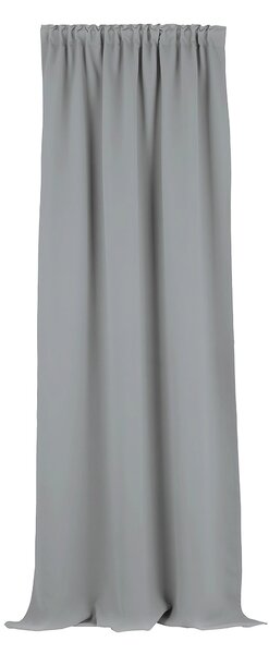 Zasłona zaciemniająca na taśmie marszczącej gołębi szary 140 x 280 cm 1 szt