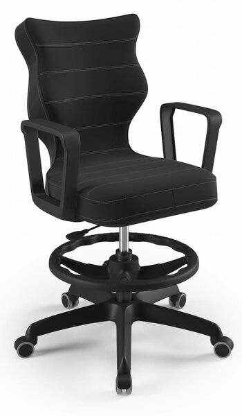 Krzesło do biurka Norm czarny Velvet 17 rozmiar 5 WK+P