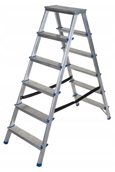 AWTOOLS Drabina taboret 6 stopni 150kg