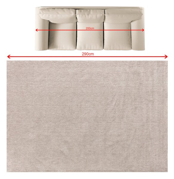 Dywan Zendra taupe 200x290 cm